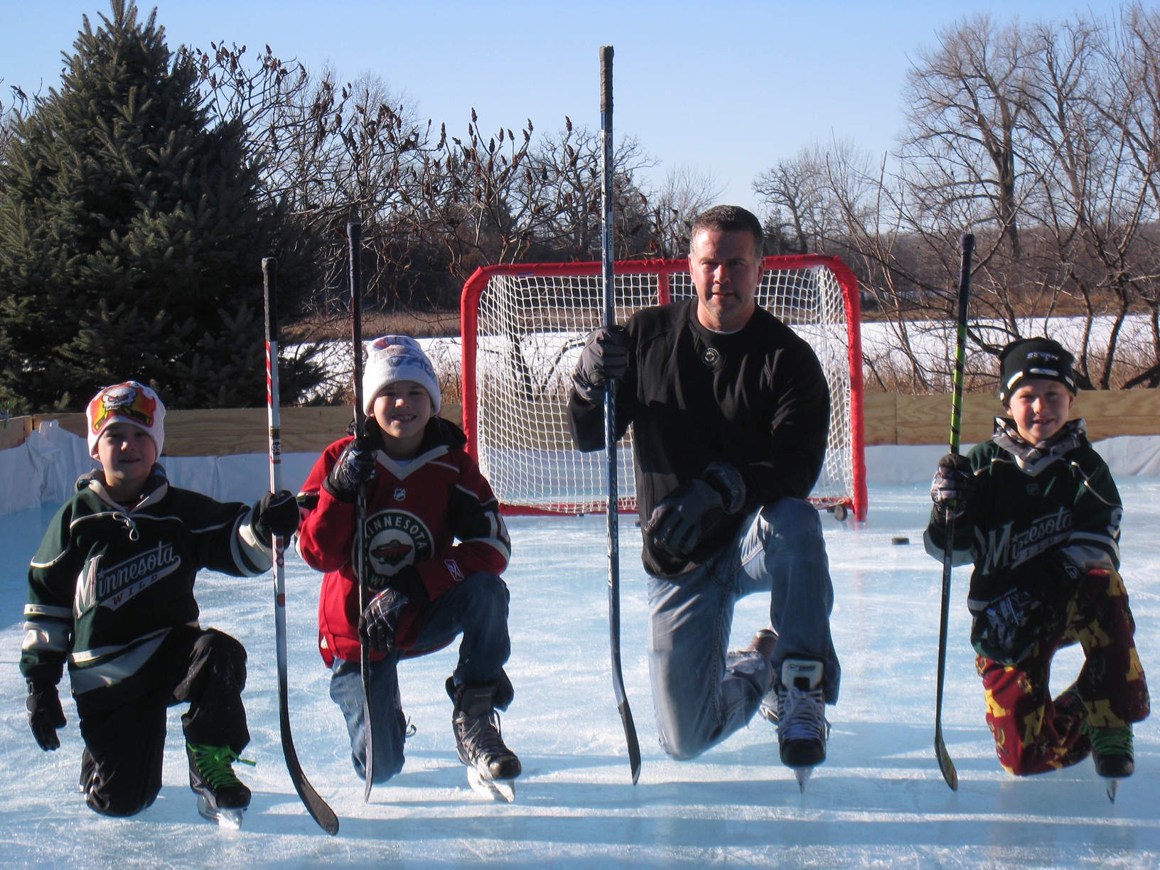 Jesse, the owner, and his three sons